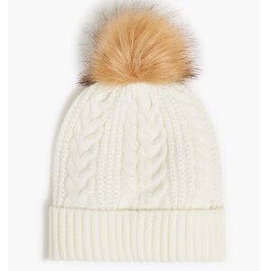 NWT- Cable Pom Beanie